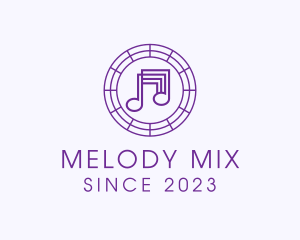 Album - Music Note Symphony logo design