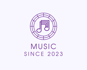 Music Note Symphony logo design