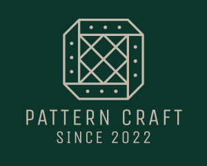 Lattice Fabric Pattern logo design