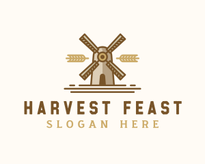 Flour Milling Grain logo design