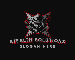 Stealth - Shuriken Ninja Gaming logo design
