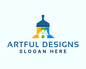 Home Paint Contractor logo design