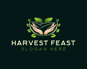 Agriculture Farming Hand logo design