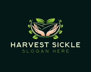 Agriculture Farming Hand logo design