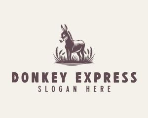 Donkey Farm Animal logo design