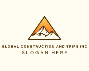 Highland - Mountain Summit Hiking logo design