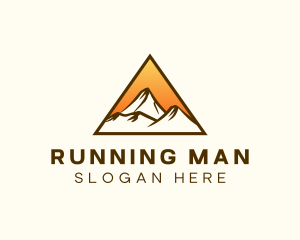 Mountain Peak - Mountain Summit Hiking logo design