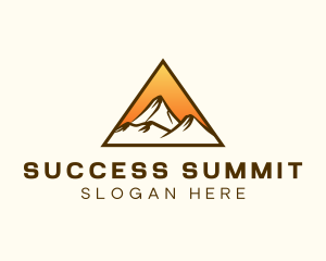 Mountain Summit Hiking logo design