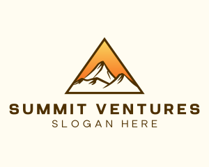 Mountain Summit Hiking logo design