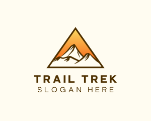 Hike - Mountain Summit Hiking logo design