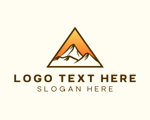 Mountain Summit Hiking Logo