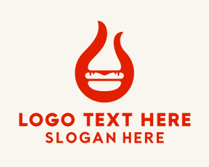 Chili Flame Burger  Logo