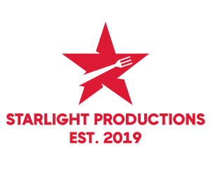 Showbiz - Star Fork Diner logo design