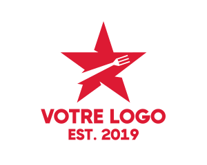 Meal - Star Fork Diner logo design