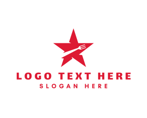 Silverware - Star Fork Diner logo design