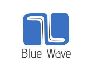 Blue Books Library logo design