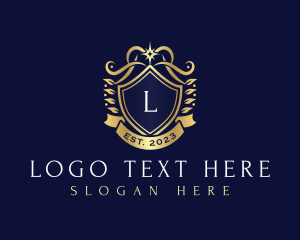 Wealth - Royal Elegant Shield logo design