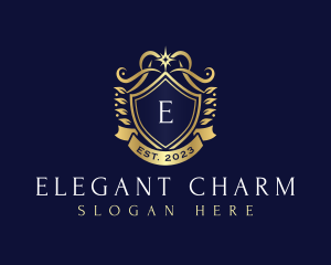 Royal Elegant Shield logo design