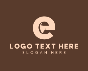 Zoo - Ram Goat Letter E logo design