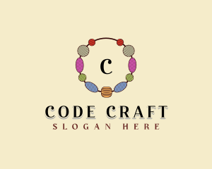 Handmade Beads Crafting logo design