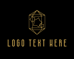 Rock - Luxurious  Star Gemstone logo design