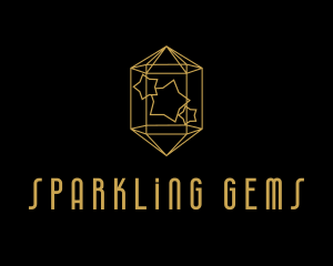 Luxurious  Star Gemstone  logo design