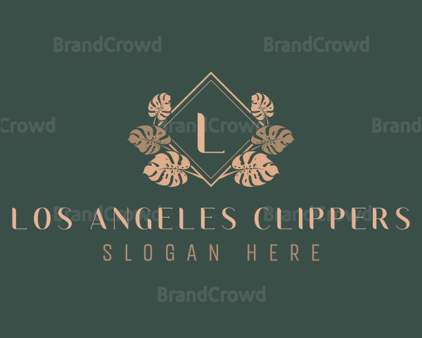 Elegant Leaf Ornamental Logo