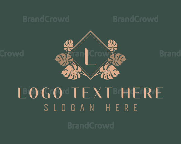 Elegant Leaf Ornamental Logo