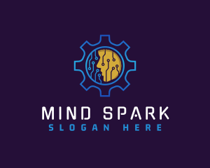 Robotic Human Mind  logo design