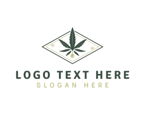 Medicinal - Cannabis Organic Farm logo design