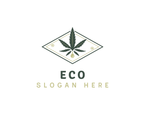 Marijuana - Cannabis Organic Farm logo design