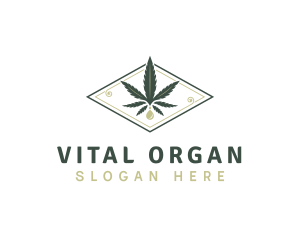 Cannabis Organic Farm logo design