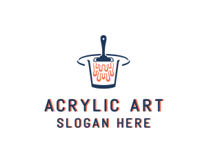 Acrylic - Home Renovation Paint Handyman logo design