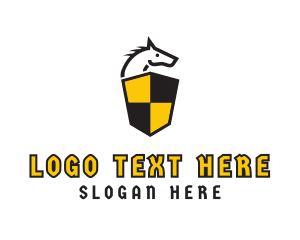 Safety - Horse Shield Equestrian logo design