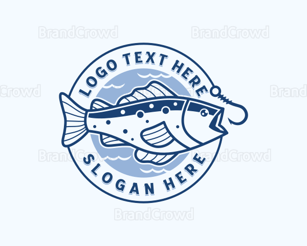 Fish Fisherman Fishing Logo
