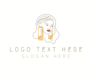 Earrings - Elegant Woman Beauty logo design