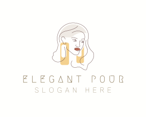 Elegant Woman Beauty logo design