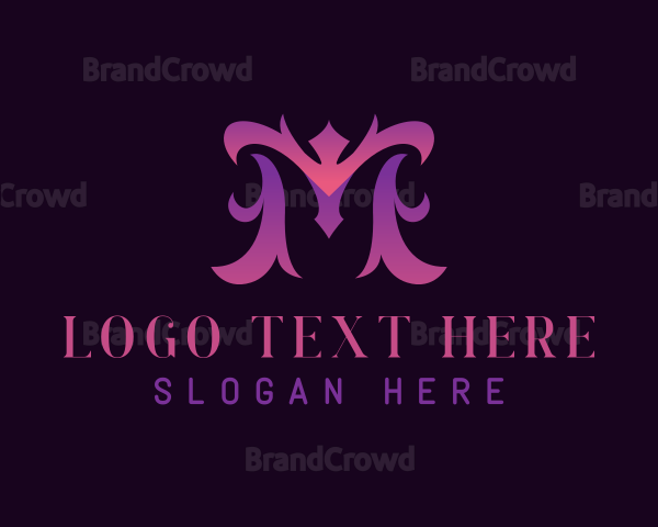 Creative Elegant Letter M Logo