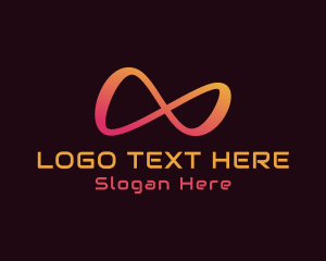 Abstract - Gradient Infinity Loop logo design