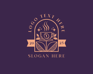 Organic Coffee Bean Logo