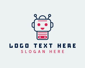 Educational Robot App logo design