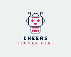 Robotics - Educational Robot App logo design