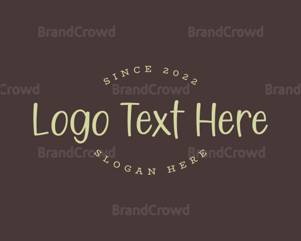 Fun Handwritten Wordmark Logo