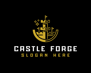 Premium Territory Castle  logo design