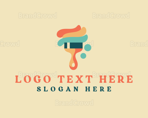 Paint Brush Handyman Painter Logo | BrandCrowd Logo Maker