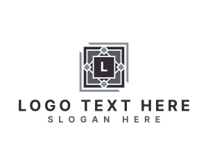 Pattern - Flooring Tile Decor logo design