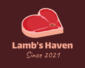 Lamb - Red Meat Lover logo design