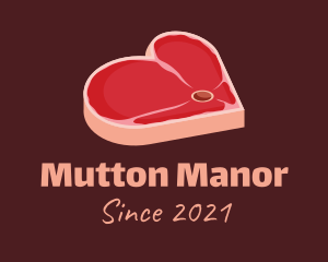 Red Meat Lover logo design