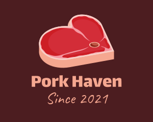 Red Meat Lover logo design