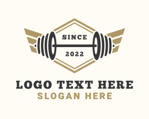 Physical - Barbell Physical Fitness logo design